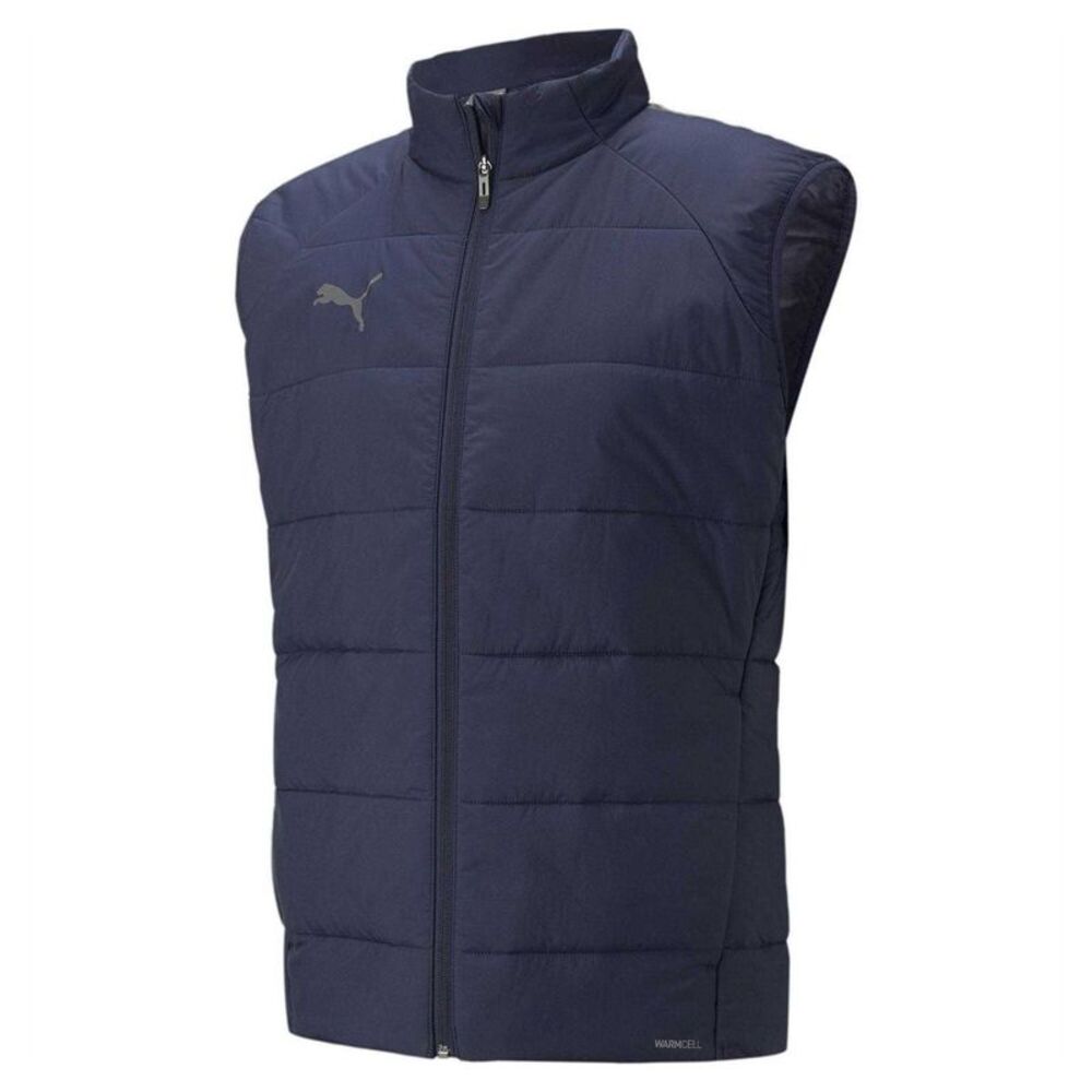 Puma Mens TeamLIGA Quilted Sleeveless Vest / Peacoat